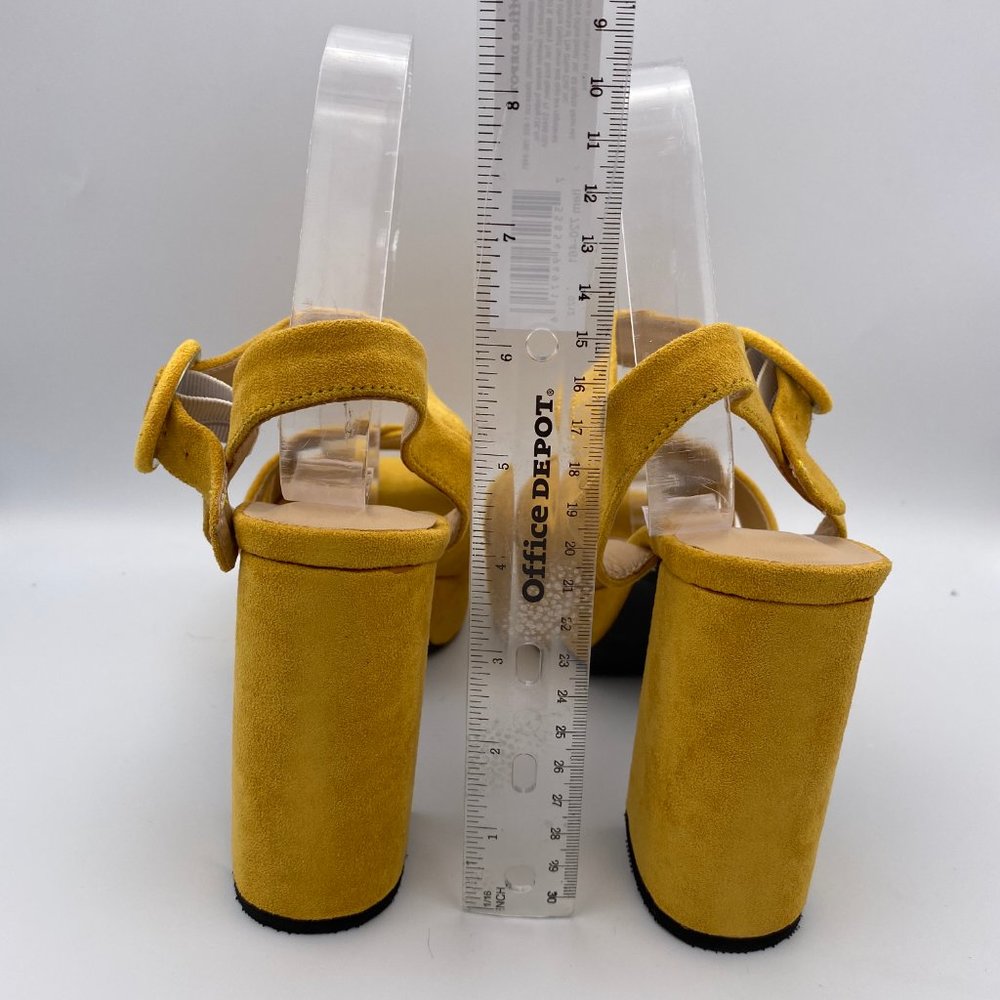 FSJ Summer Ankle Strap Chunky Heel Sandal Peep Toe_8